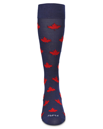 Men's Oh Canada Maple Leaf Bamboo Blend Crew Sock