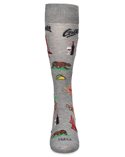 Men's California Cool Bamboo Blend Novelty Crew Sock
