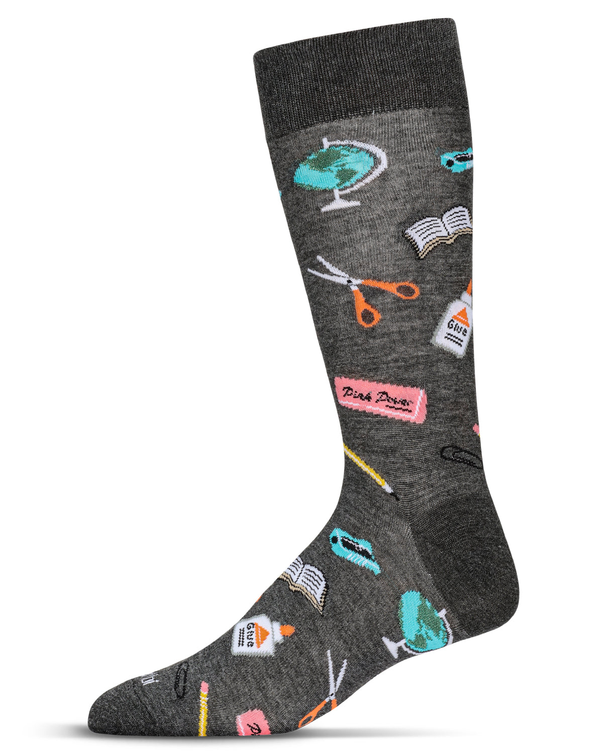 Men's School Supplies Bamboo Crew Socks