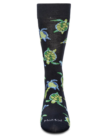 Men's Turtles Bamboo Crew Socks