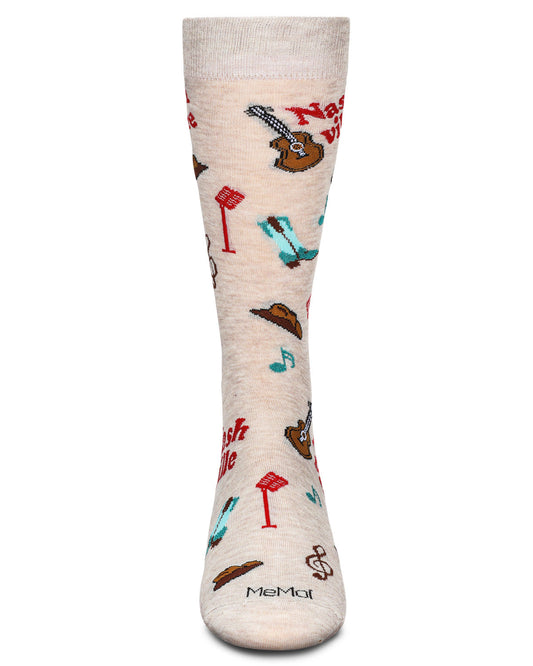 Men's Nashville Bamboo Crew Socks