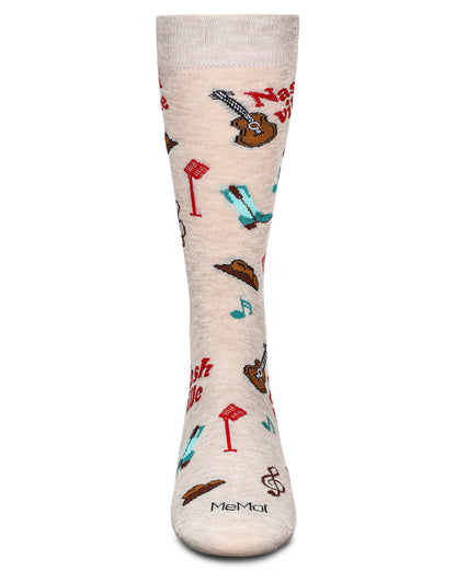 Men's Nashville Bamboo Crew Socks