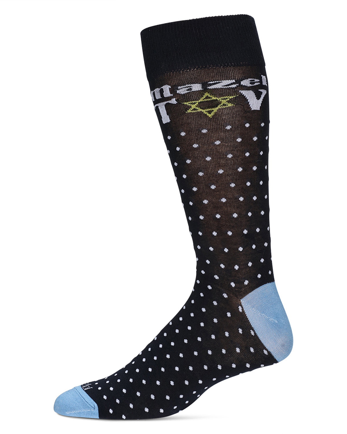 Men's "Mazel Tov" Rayon Blend Novelty Crew Sock