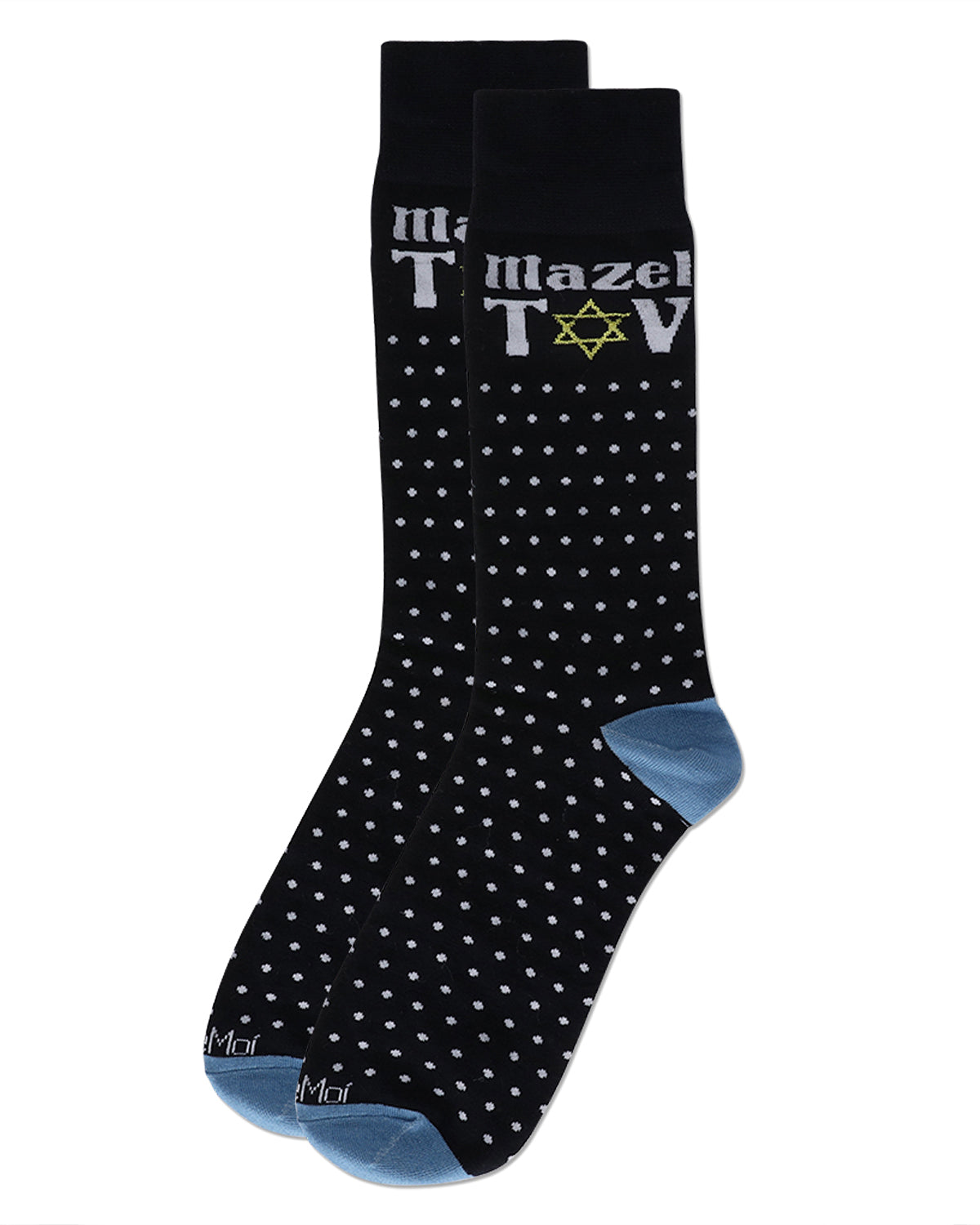 Men's "Mazel Tov" Rayon Blend Novelty Crew Sock