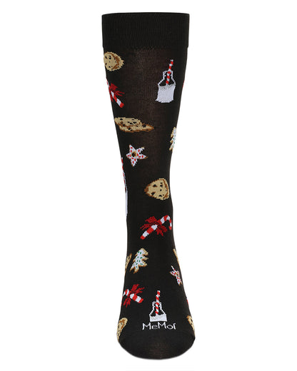 Men's Milk & Cookies Holiday Crew Socks