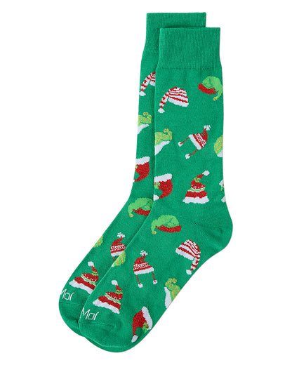 Men's Santa Hats Christmas Crew Socks