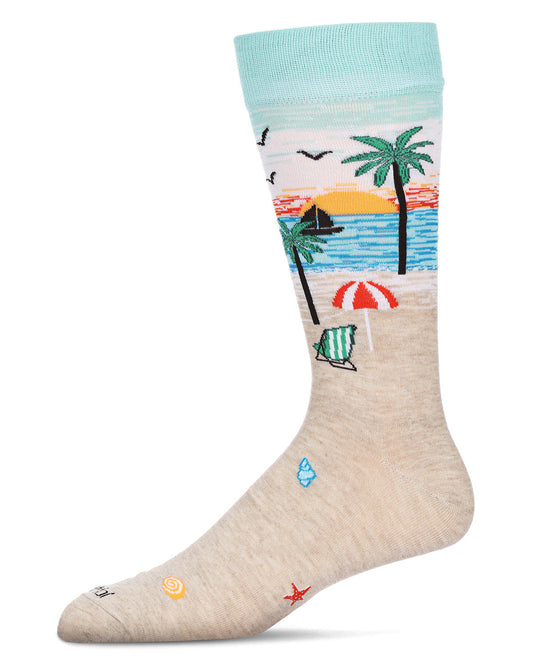 Men's Paradise Bamboo Crew Socks