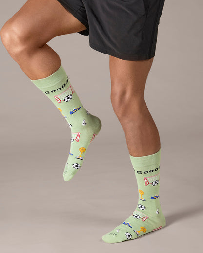 Men's Soccer Bamboo Crew Socks