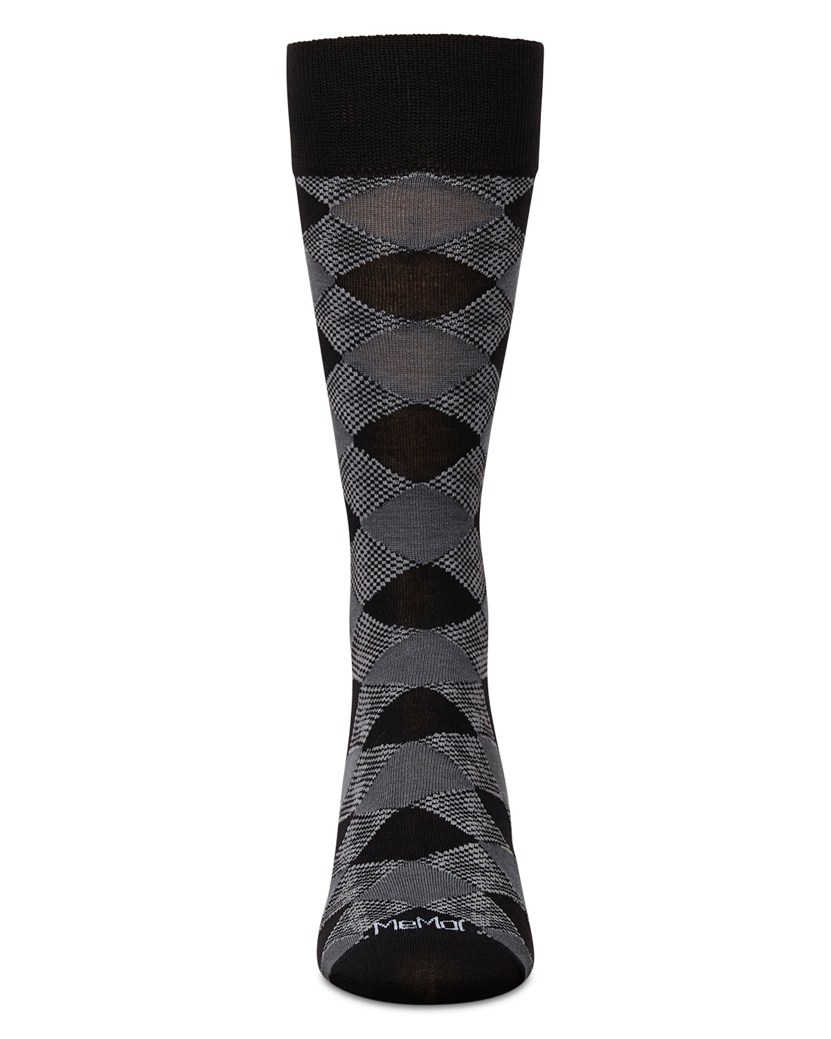 Men's Argyle Bamboo Dress Crew Socks