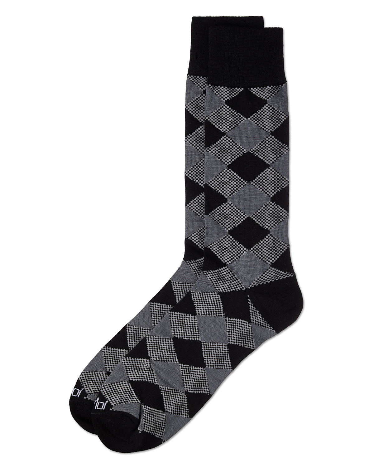 Men's Argyle Bamboo Dress Crew Socks