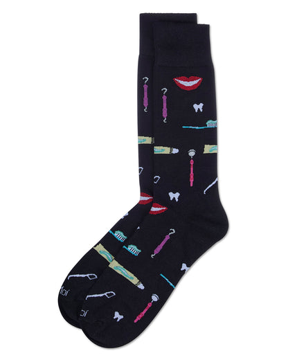 Men's Dentist Rayon From Bamboo Crew Socks