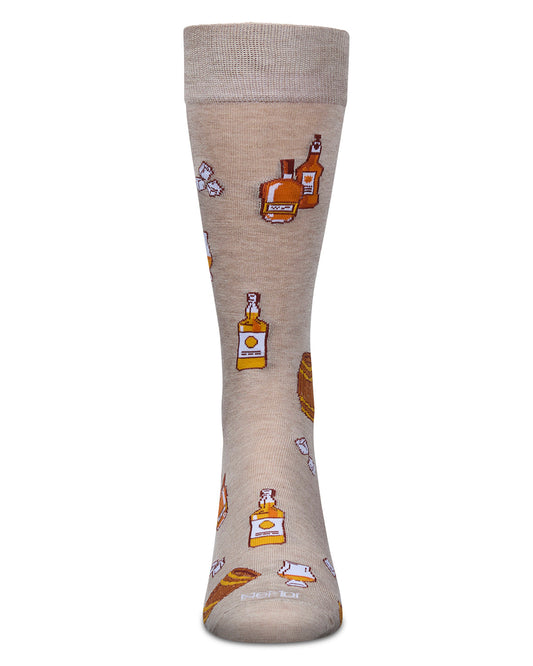 Men's Whiskey Rayon From Bamboo Crew Socks