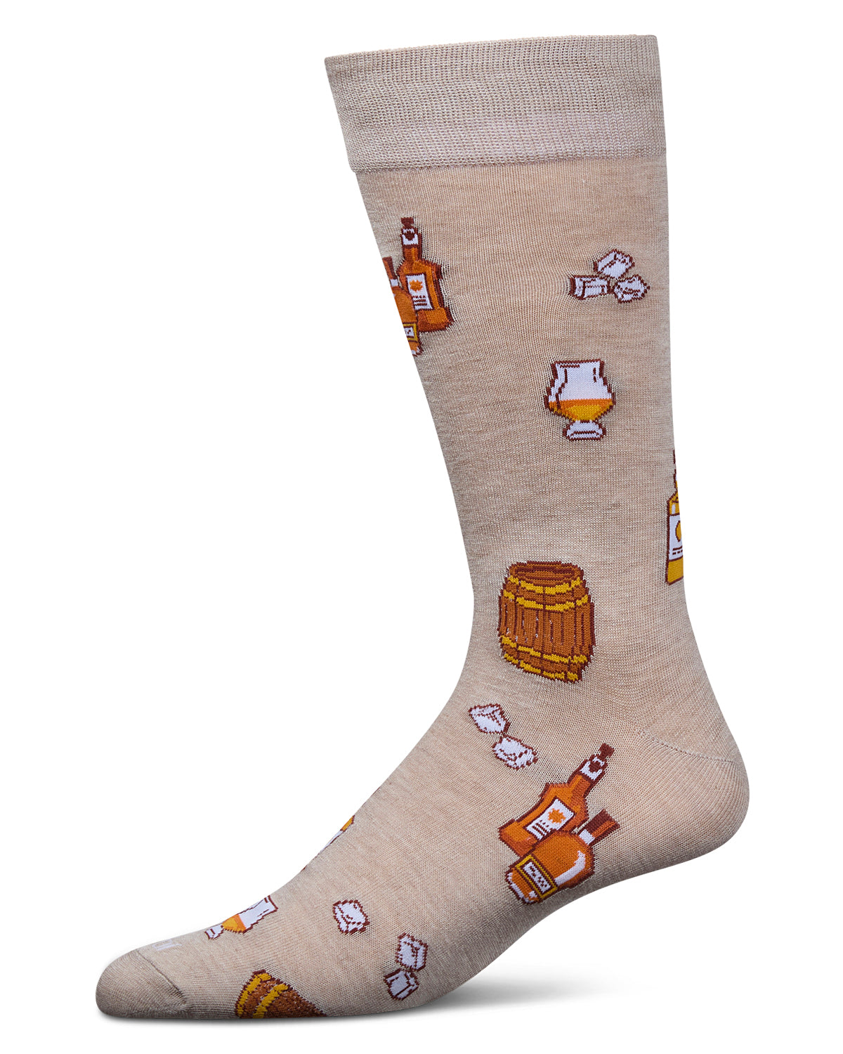Men's Whiskey Rayon From Bamboo Crew Socks