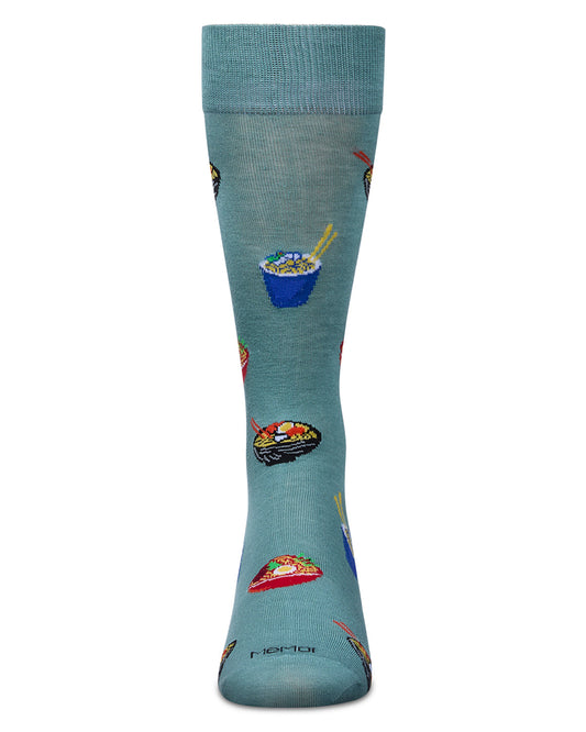 Men's Ramen Rayon From Bamboo Crew Socks