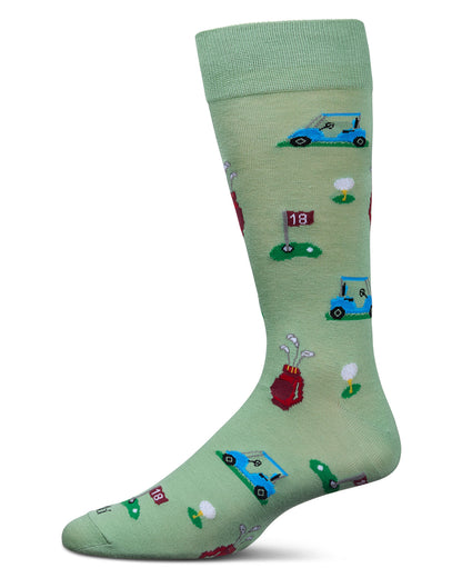 Men's Tee Time Rayon From Bamboo Crew Socks