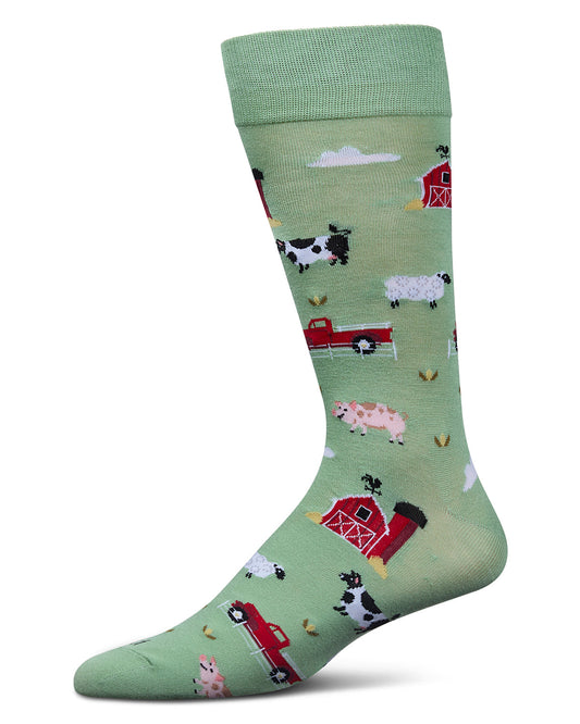 Men's Farmland Rayon From Bamboo Crew Socks