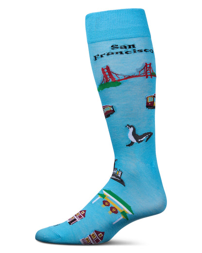 Men's San Francisco Rayon From Bamboo Crew Socks