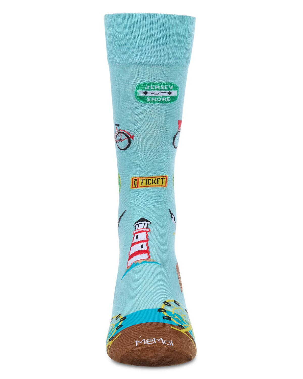 Men's New Jersey Rayon From Bamboo Crew Socks