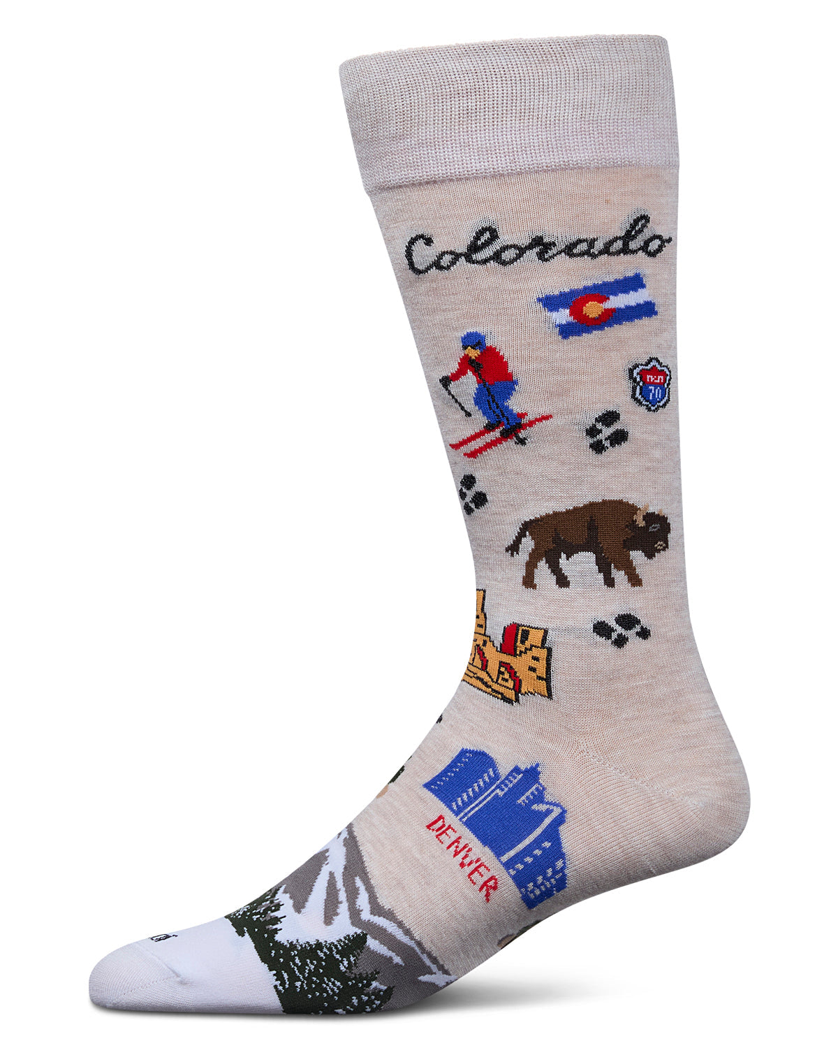 Men's Colorado Rayon From Bamboo Crew Socks