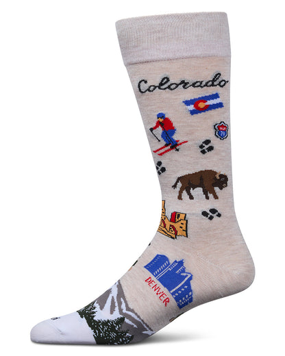 Men's Colorado Rayon From Bamboo Crew Socks