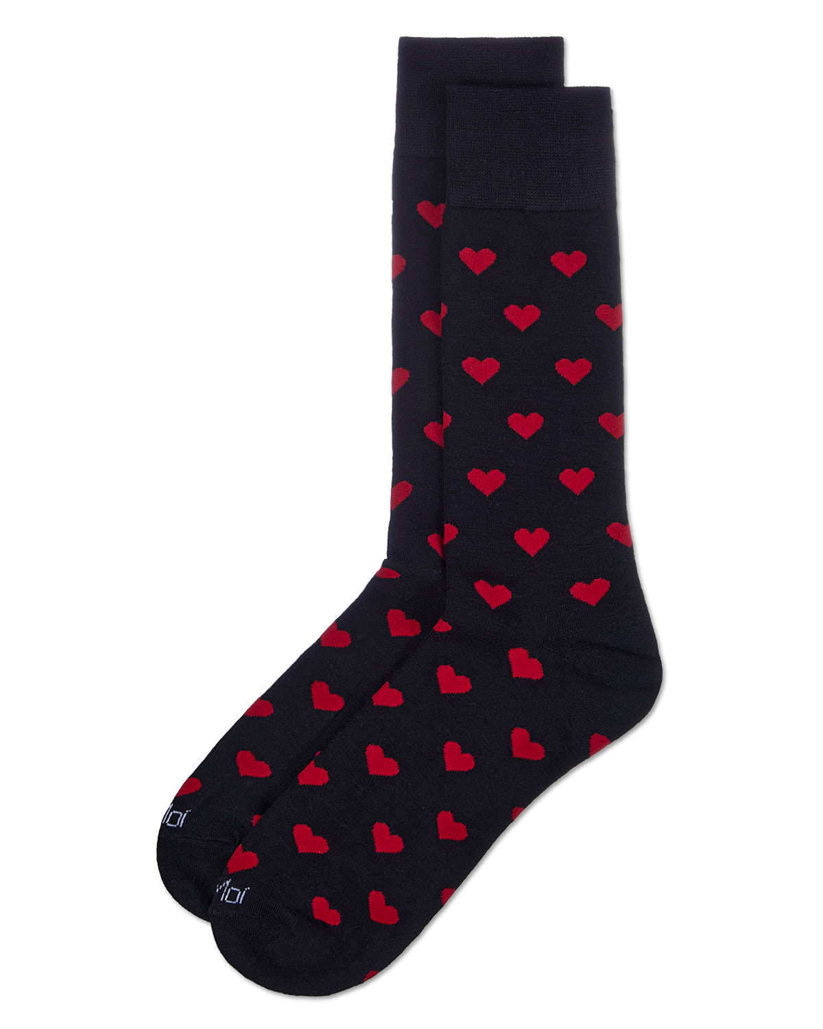 Men's Hearts Rayon From Bamboo Crew Socks