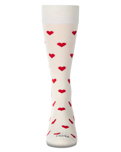 Men's Hearts Rayon From Bamboo Crew Socks