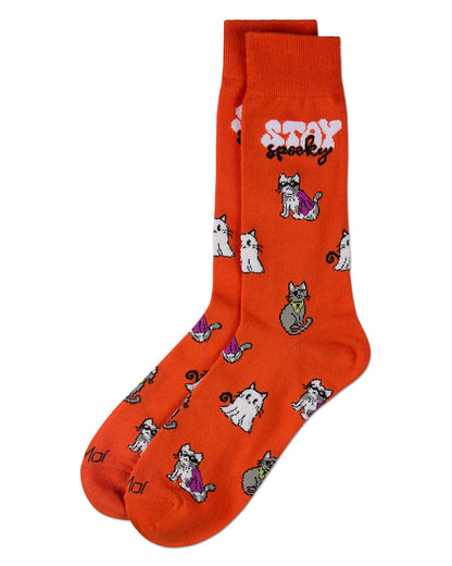 Men's Stay Spooky Holiday Crew Socks