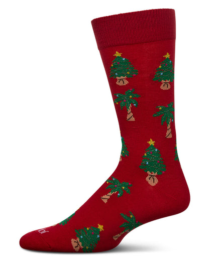 Men's Tree Paradise Holiday Crew Socks