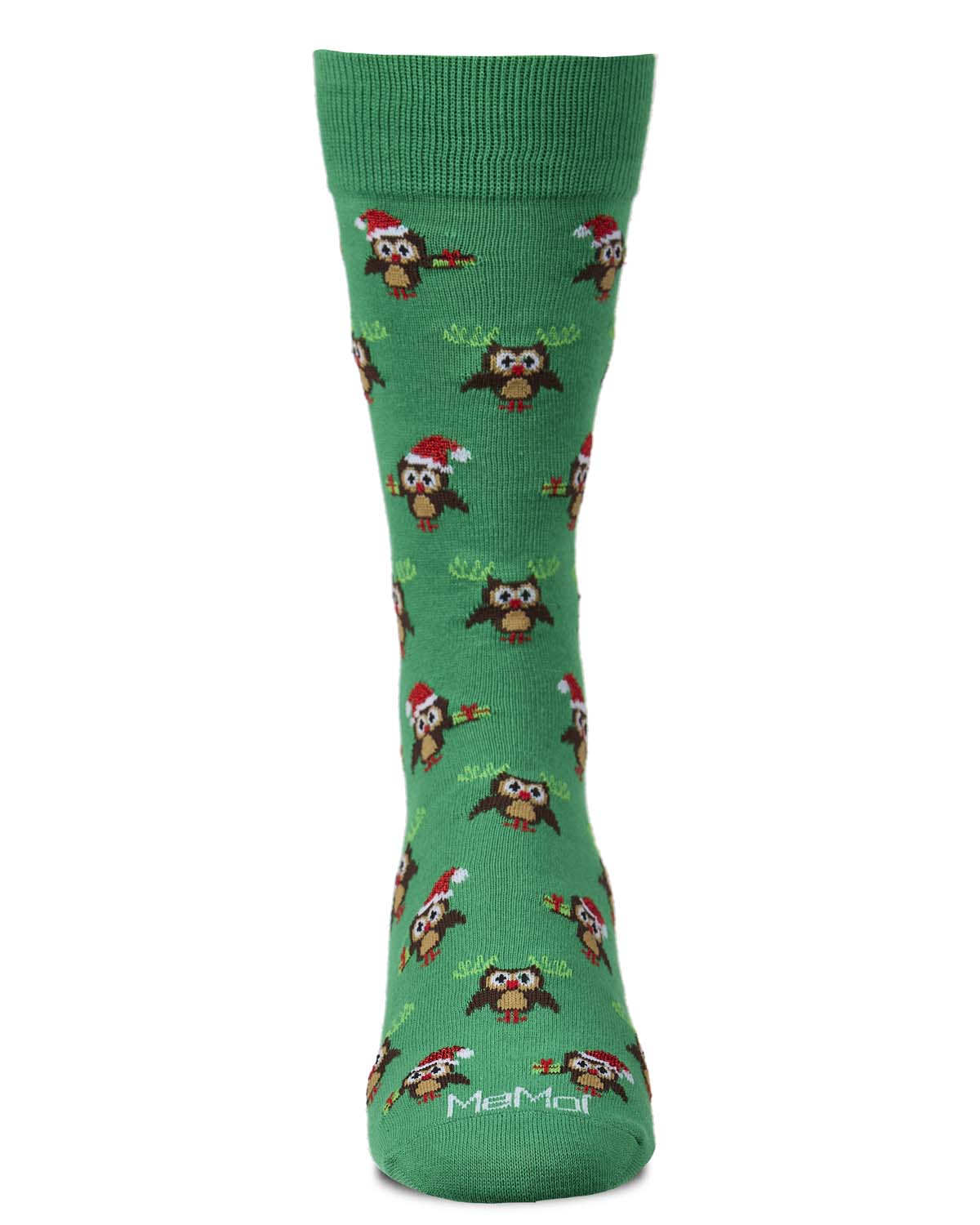 Men's "Owl" Graphics Holiday Novelty Crew Socks