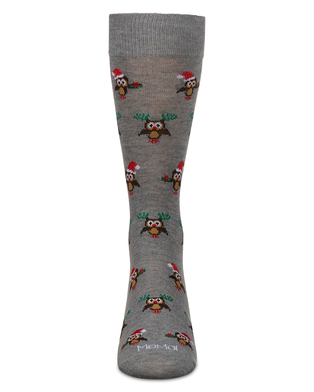 Men's "Owl" Graphics Holiday Novelty Crew Socks