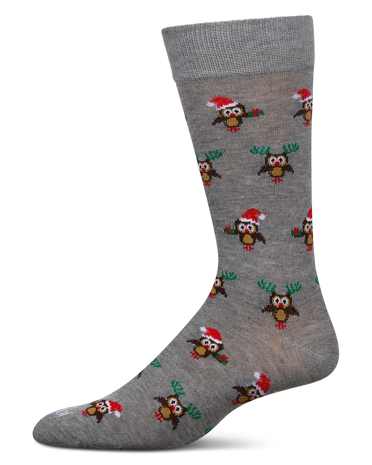 Men's "Owl" Graphics Holiday Novelty Crew Socks
