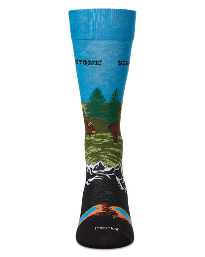 Men's Yellowstone Rayon From Bamboo Crew Socks