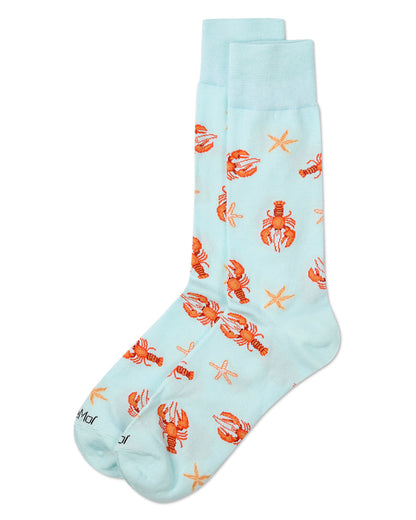 Men's Lobster Rayon From Bamboo Crew Socks