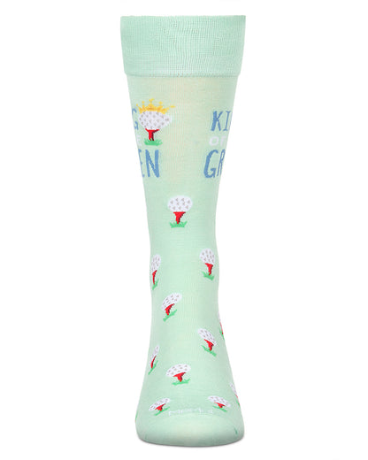 Men's King of the Green Bamboo Crew Socks