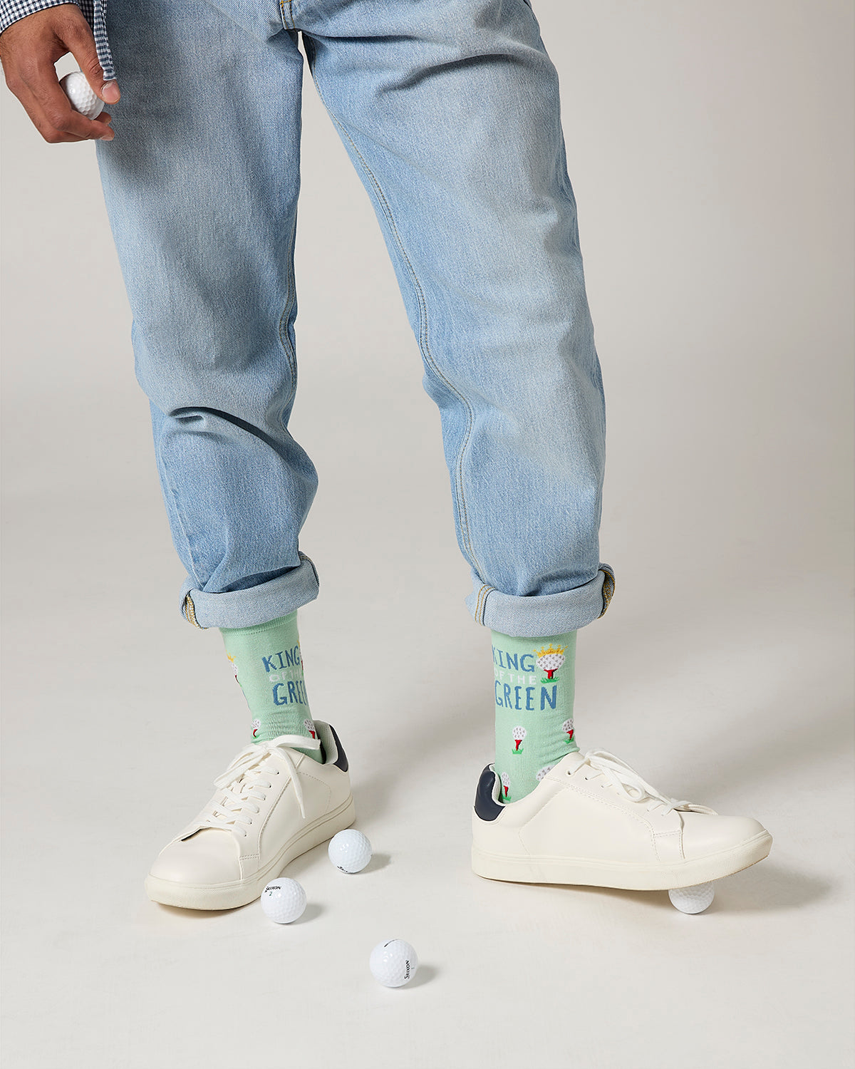 Men's King of the Green Bamboo Crew Socks