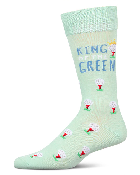 Men's King of the Green Bamboo Crew Socks