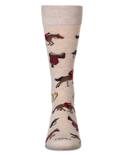 Men's Equestrian Rayon From Bamboo Crew Socks