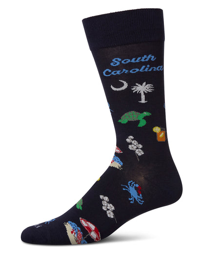 Men's South Carolina Rayon From Bamboo Crew Socks
