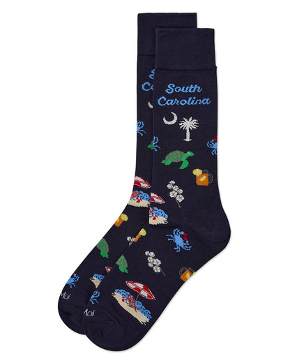 Men's South Carolina Rayon From Bamboo Crew Socks