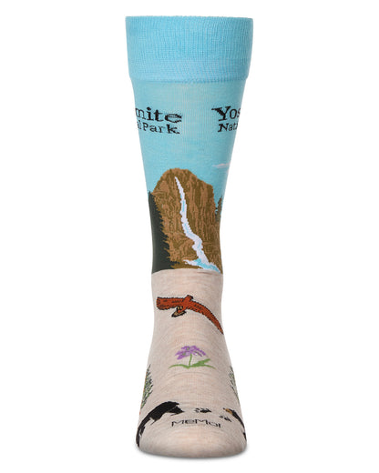 Men's Yosemite Rayon From Bamboo Crew Socks