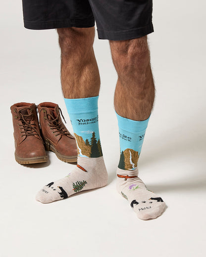 Men's Yosemite Rayon From Bamboo Crew Socks