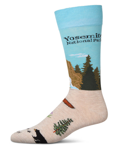 Men's Yosemite Rayon From Bamboo Crew Socks