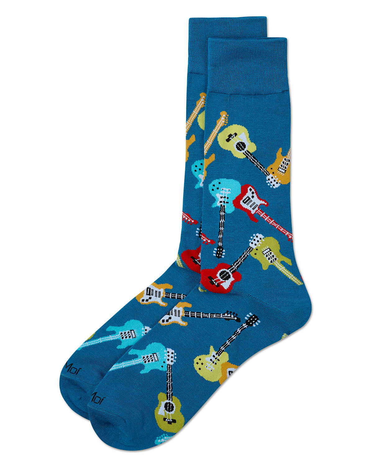 Men's Guitars Rayon from Bamboo Crew Socks
