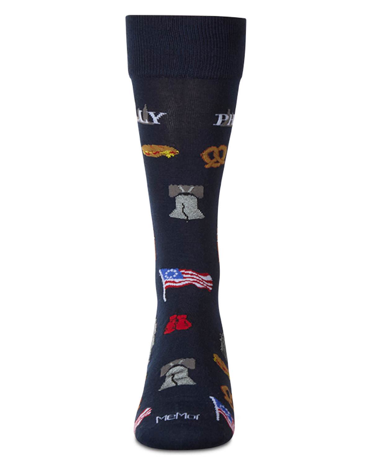 Men's Philly Themed Rayon Blend Novelty Crew Sock