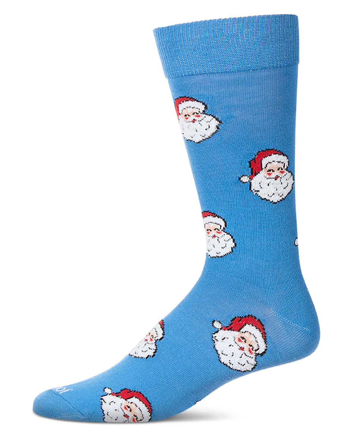 Men's "Retro Santa" Christmas Holiday Novelty Crew Sock