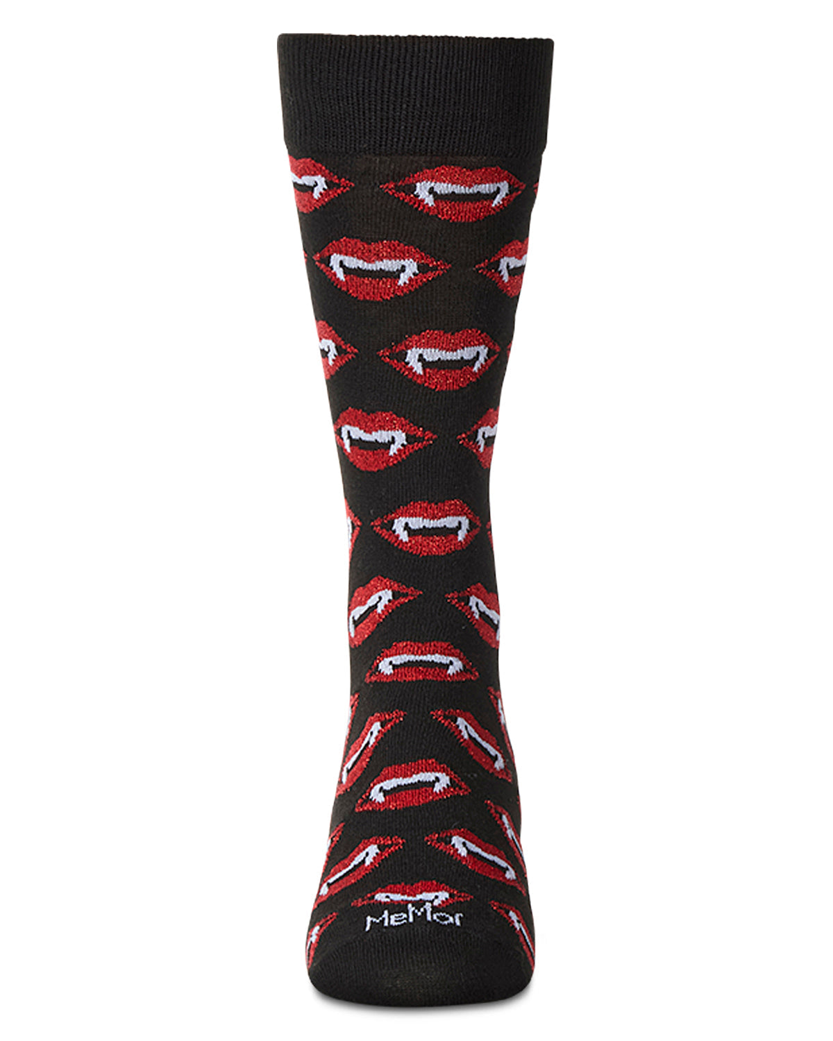 Men's "Vampire Bites" Halloween Holiday Novelty Crew Sock