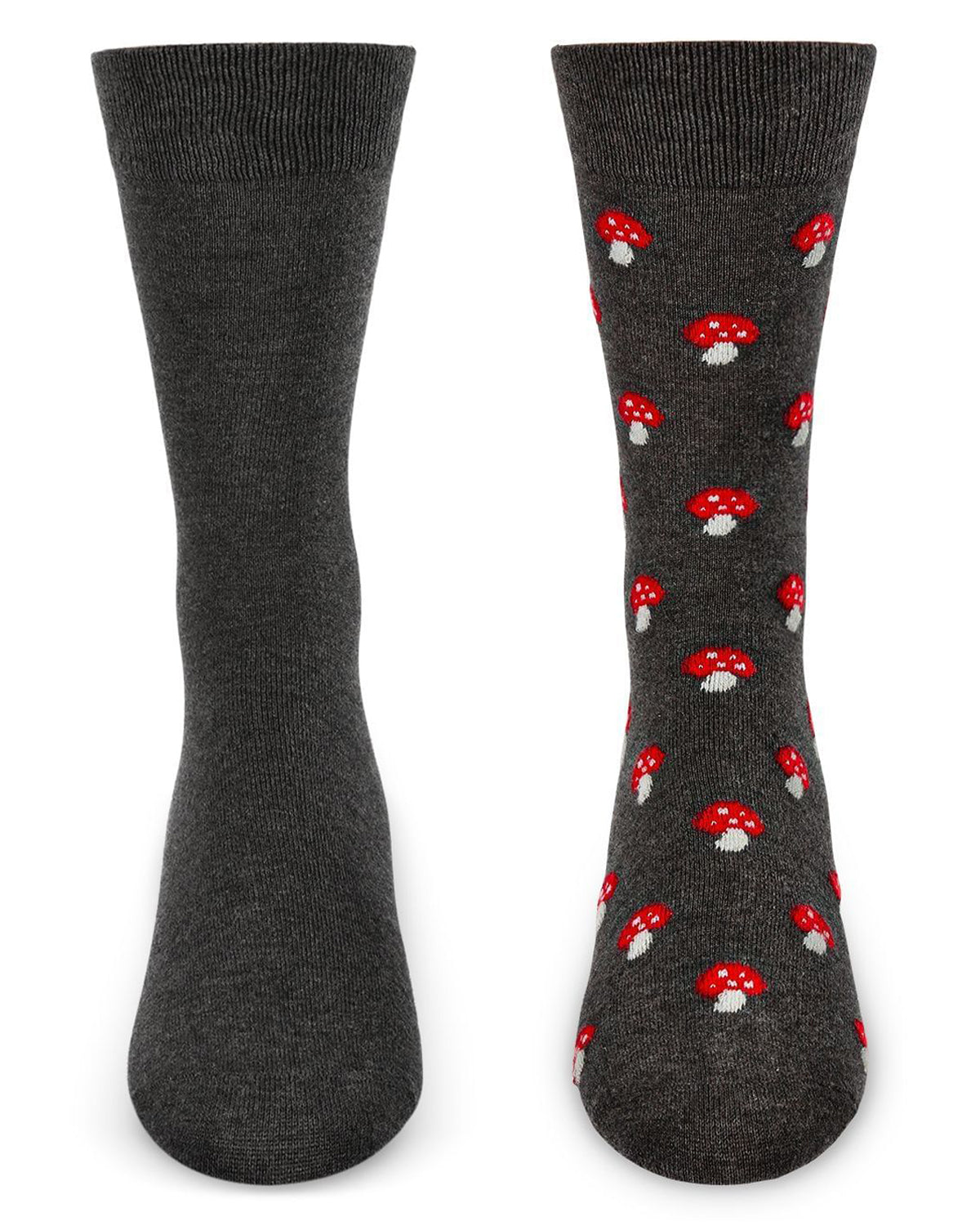 2-Pair Men's Cashmere Blend Assorted Novelty Crew Socks