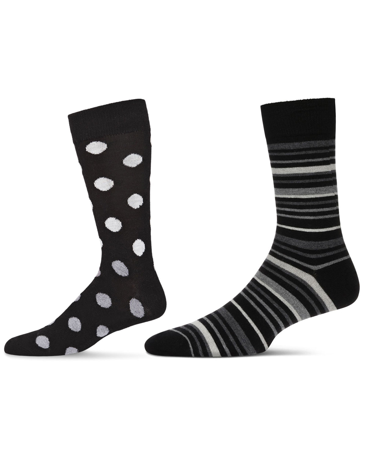 Men's 2 Pair Pack Cashmere Crew Socks