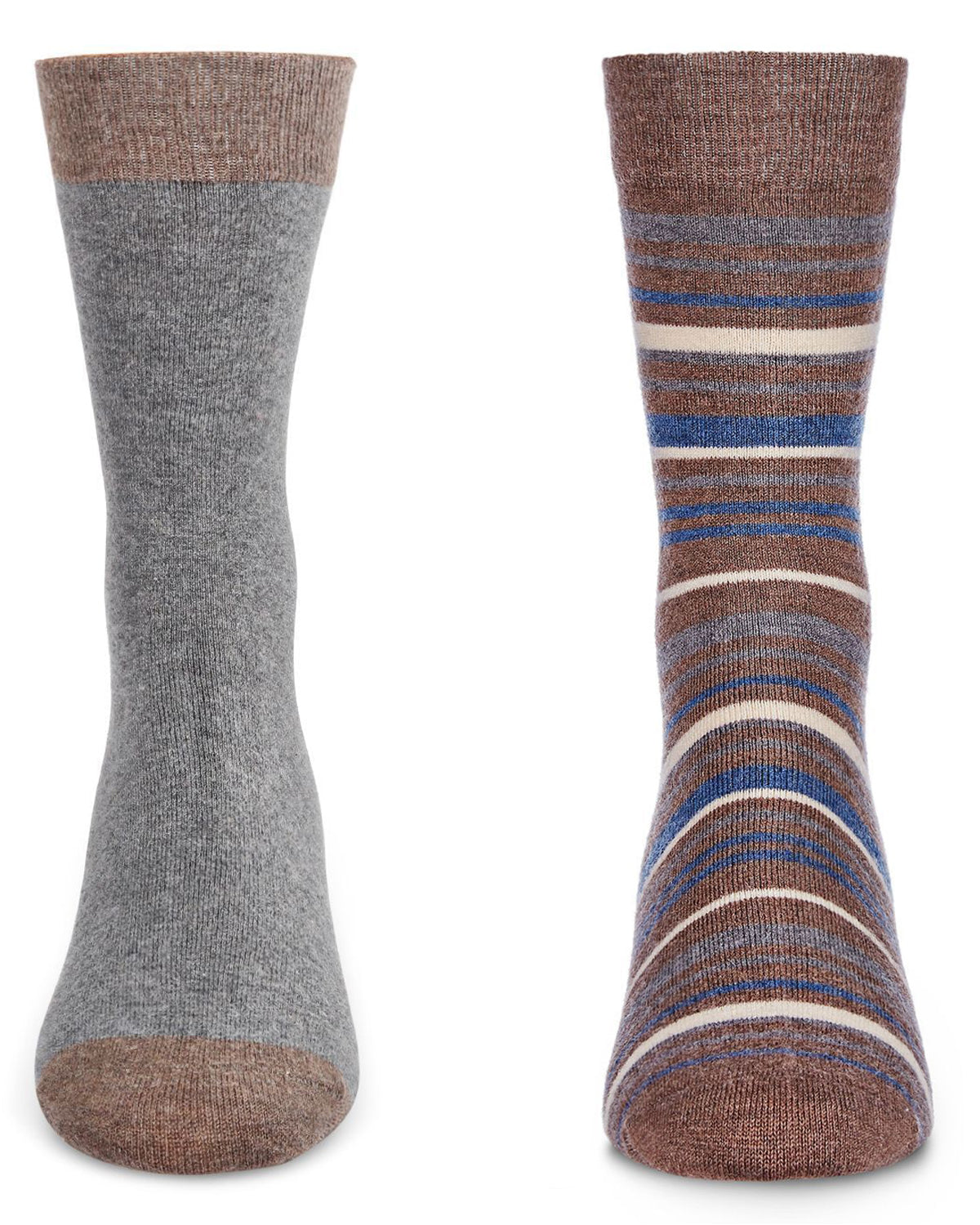 Men's 2 Pair Pack Cashmere Crew Socks