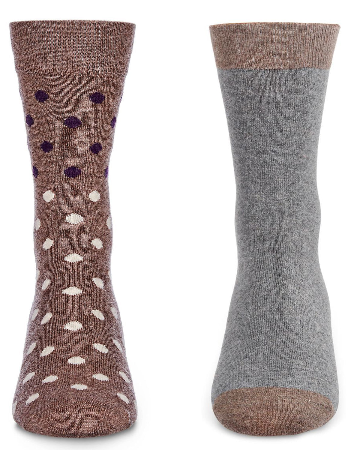 Men's 2 Pair Pack Cashmere Crew Socks